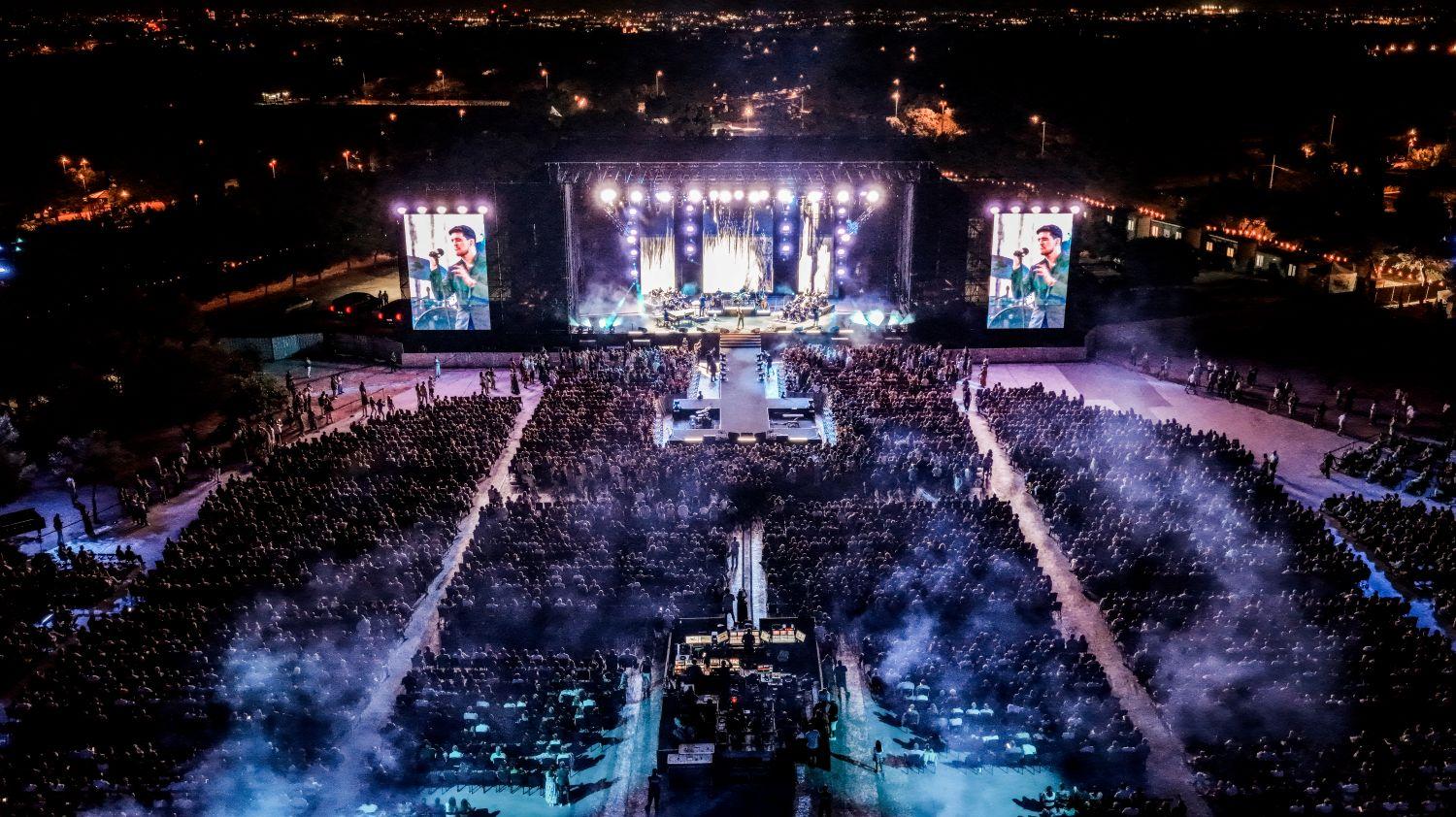 Thousands attended the event on Wednesday.