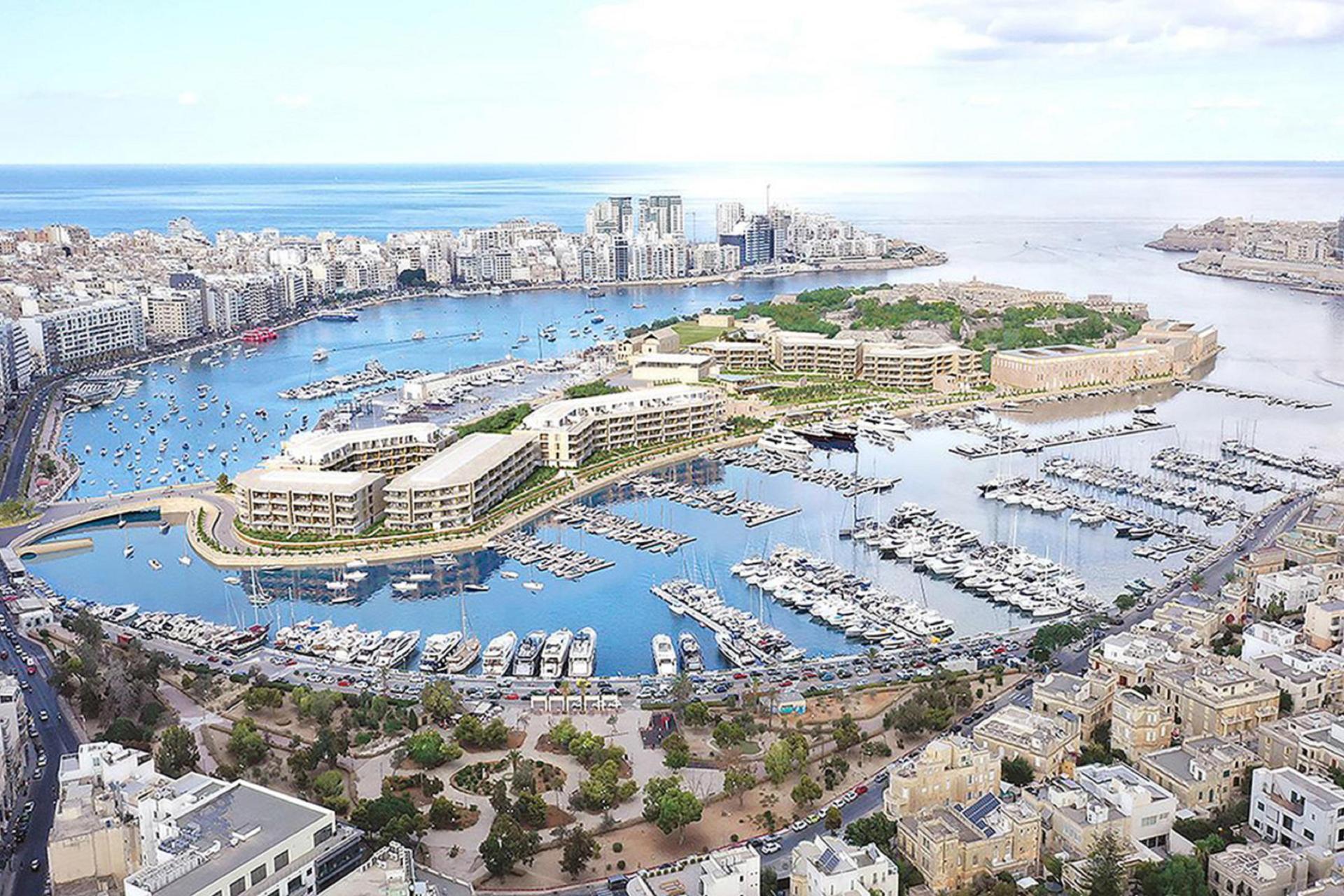 Midi&rsquo;s vision for Manoel Island. The government wants to take the island back after public protests over the environmental impact of the proposed development. Photo: Midi