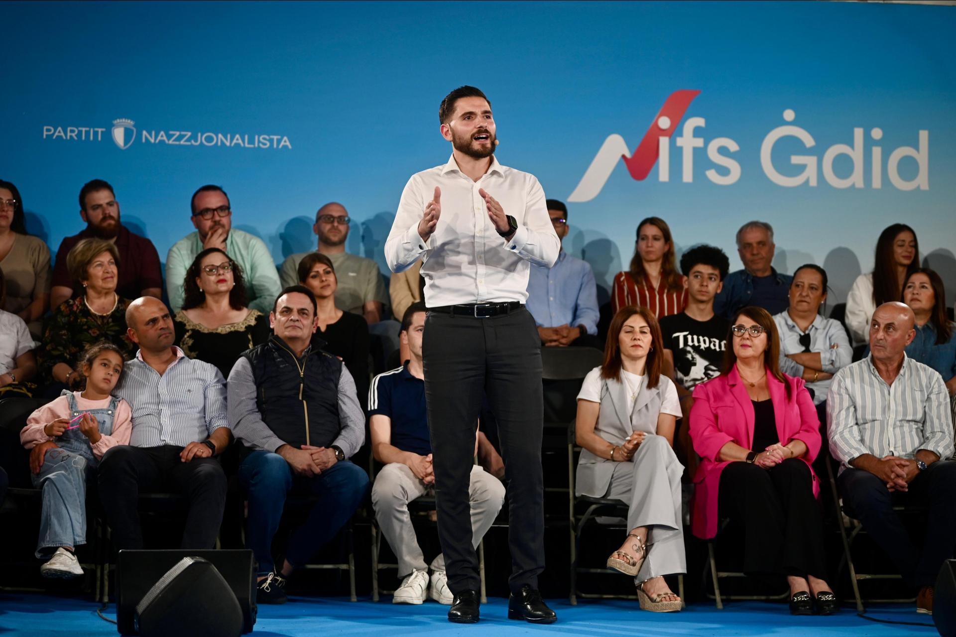 Alex Borg in Luqa. Photo: Jonathan Borg