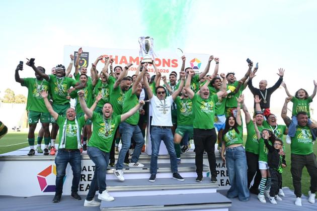 Controversial goal hands Floriana Premier League title