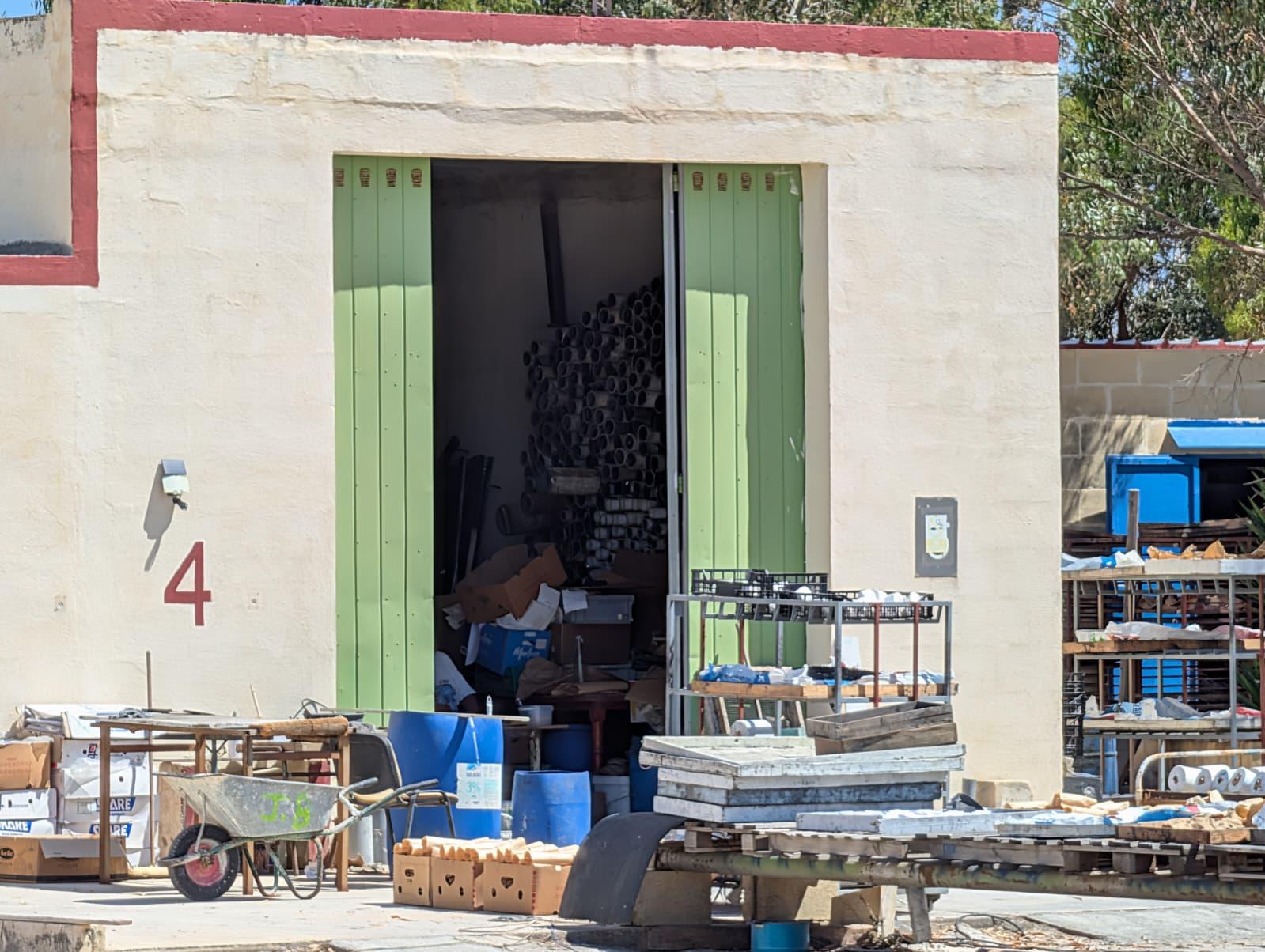 The factory has a number of illegal structures.
