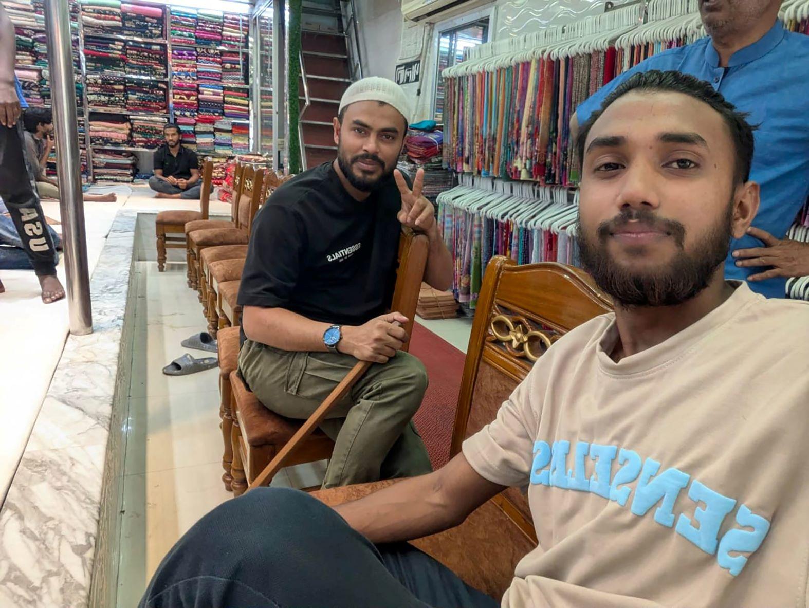 Ayan Molla (left) and Saidul Islam.