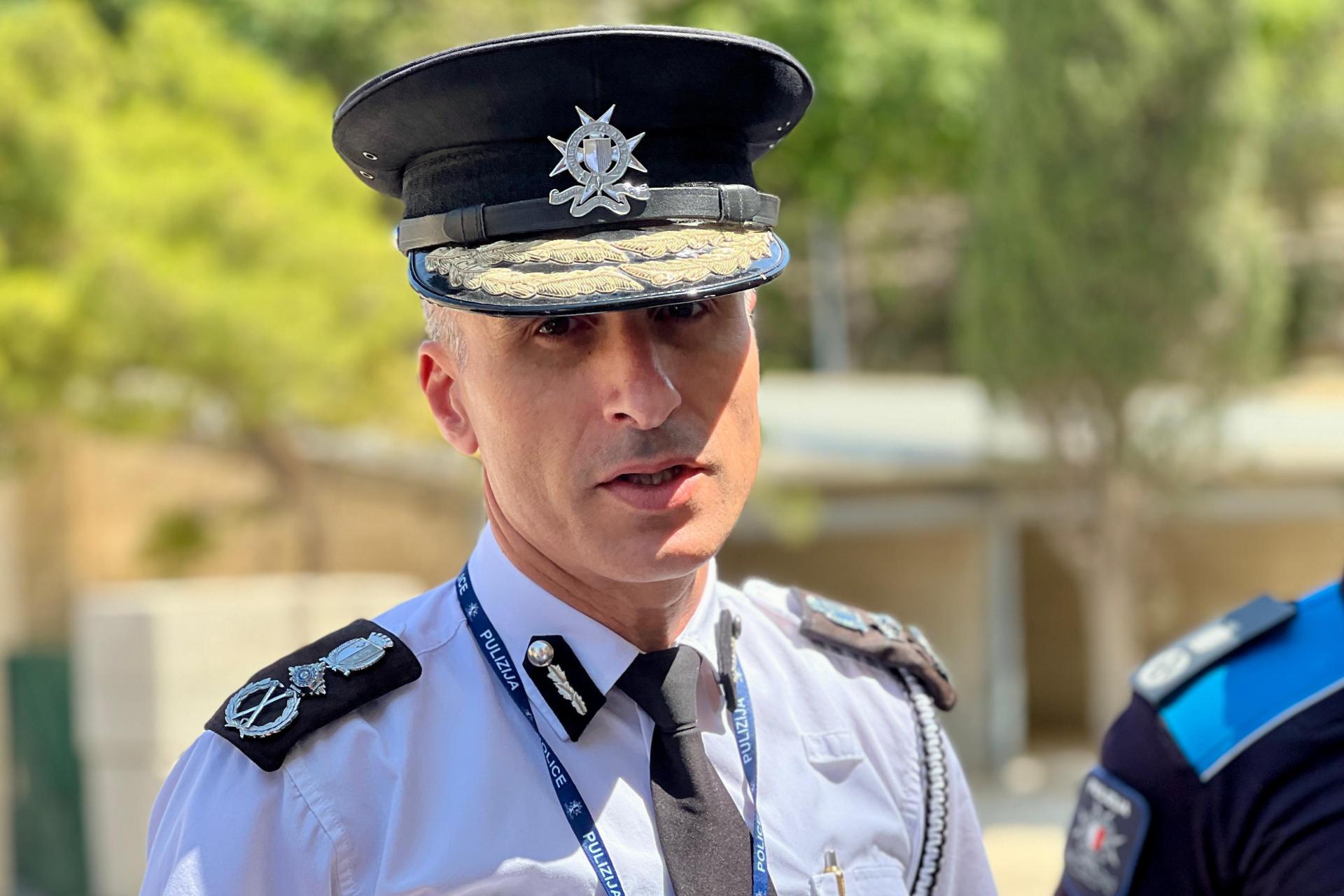 Police Commissioner Angelo Gaf&agrave;. Photo: Chris Sant Fournier