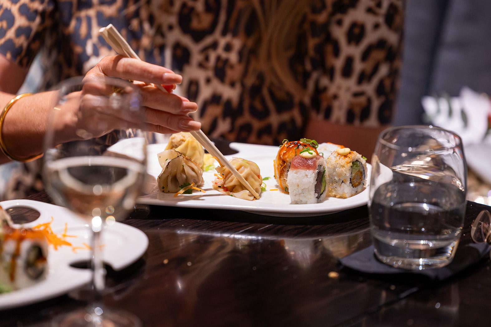 Guests were treated to a selection of Zest’s signature East-meets-West cuisine.
