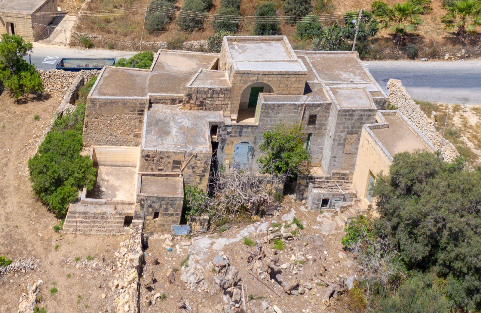 The farmhouse before it was destroyed. Photo: Din l-Art Ħelwa Għawdex
