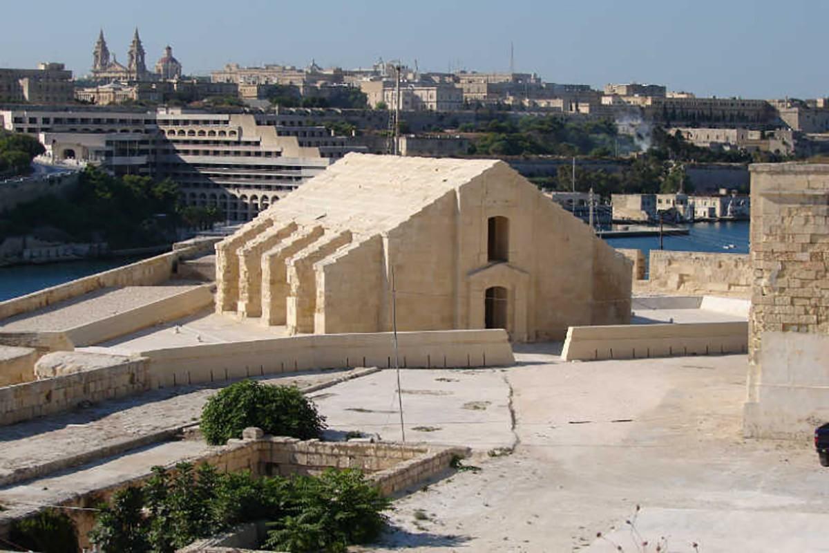 The restored Polverista on Fort Manoel&rsquo;s St Helen&rsquo;s Bastion. Photo: MIDI
