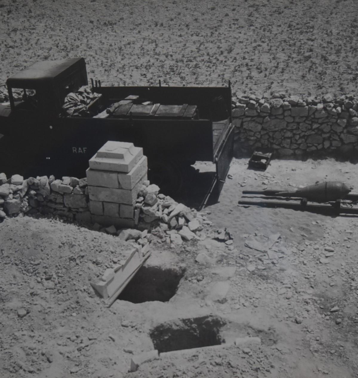 The bomb delivered by the RAF.