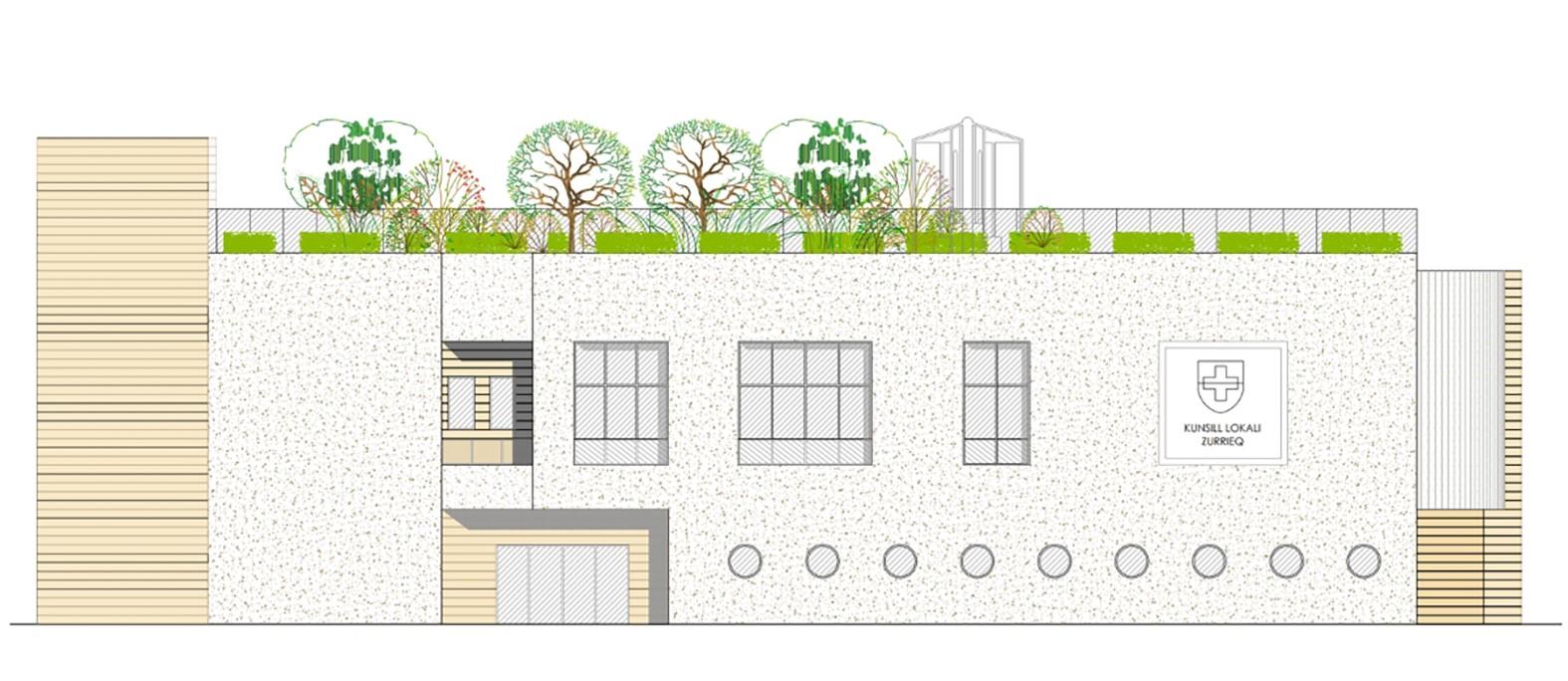Plans for a new council and community hub were published last week. Graphic: Planning Authority