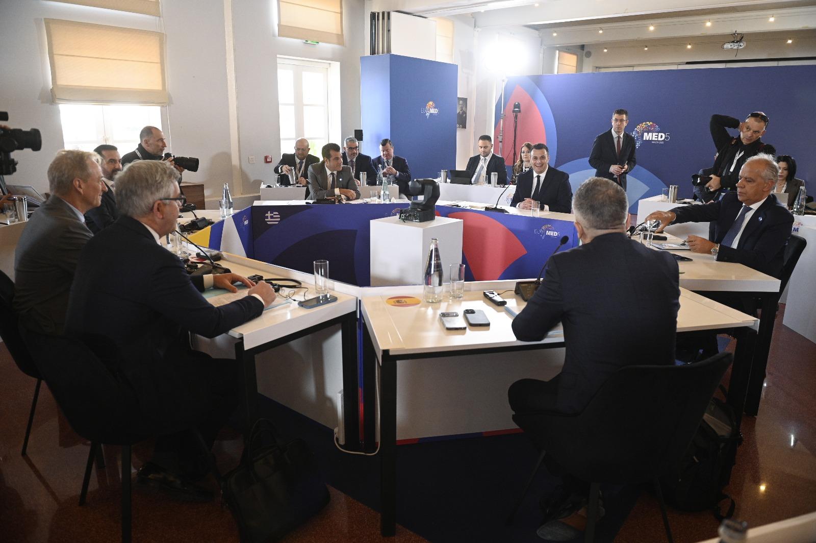 The ministers discussed irregular migration. Photo: Mathew Mirabelli