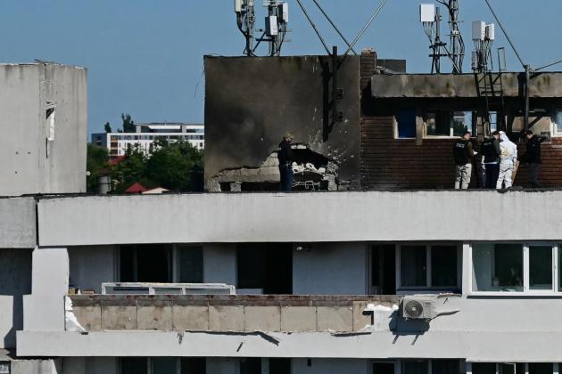 Russian drone hits Romania apartment building, Bucharest says