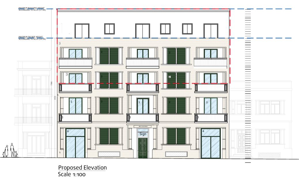 Drawings of the elderly home. Photo: Planning Authority
