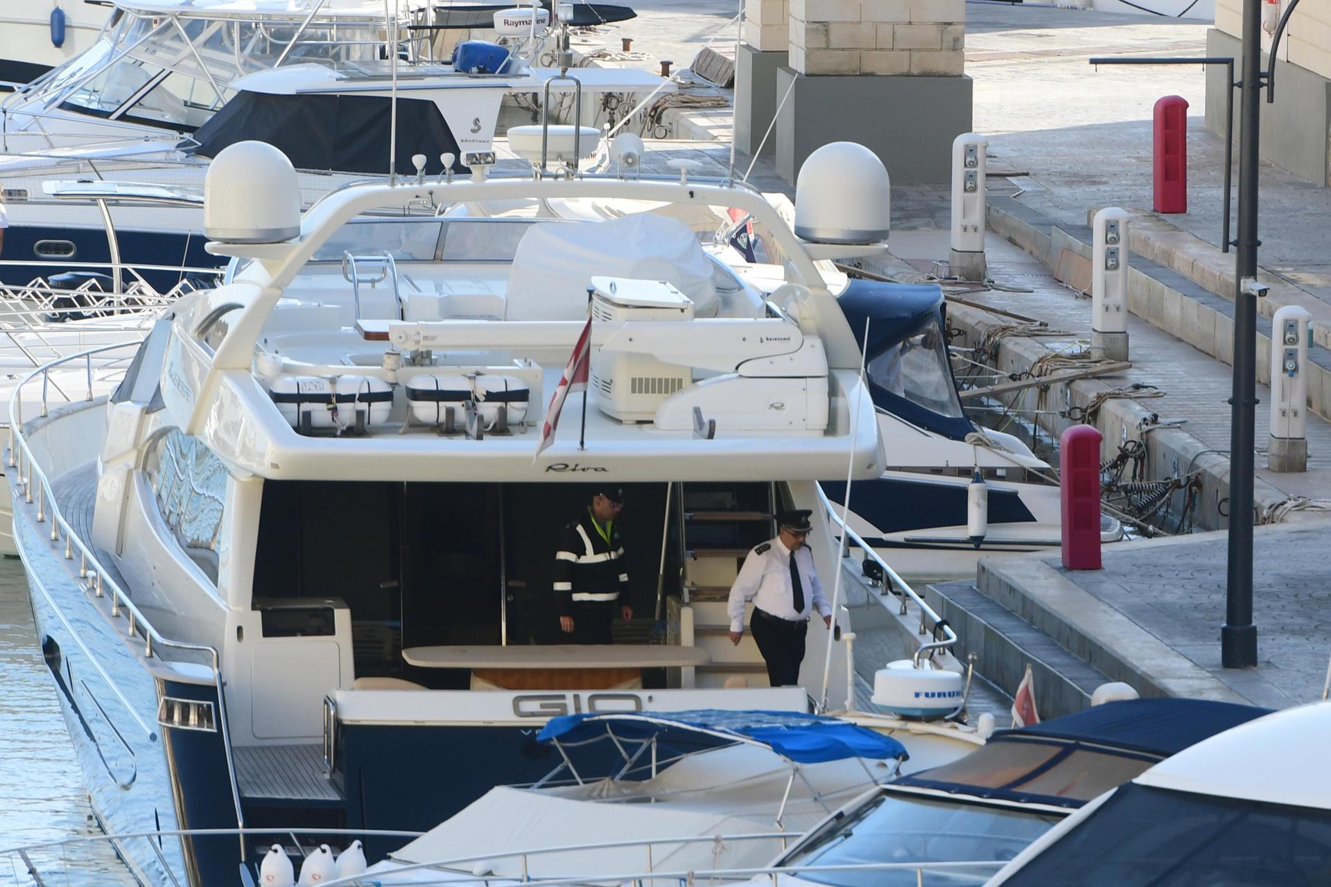 Yorgen Fenech was arrested on board his yacht in November 2019. Photo: Jonathan Borg
