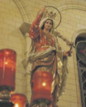 The titular statue of Santa Venera.