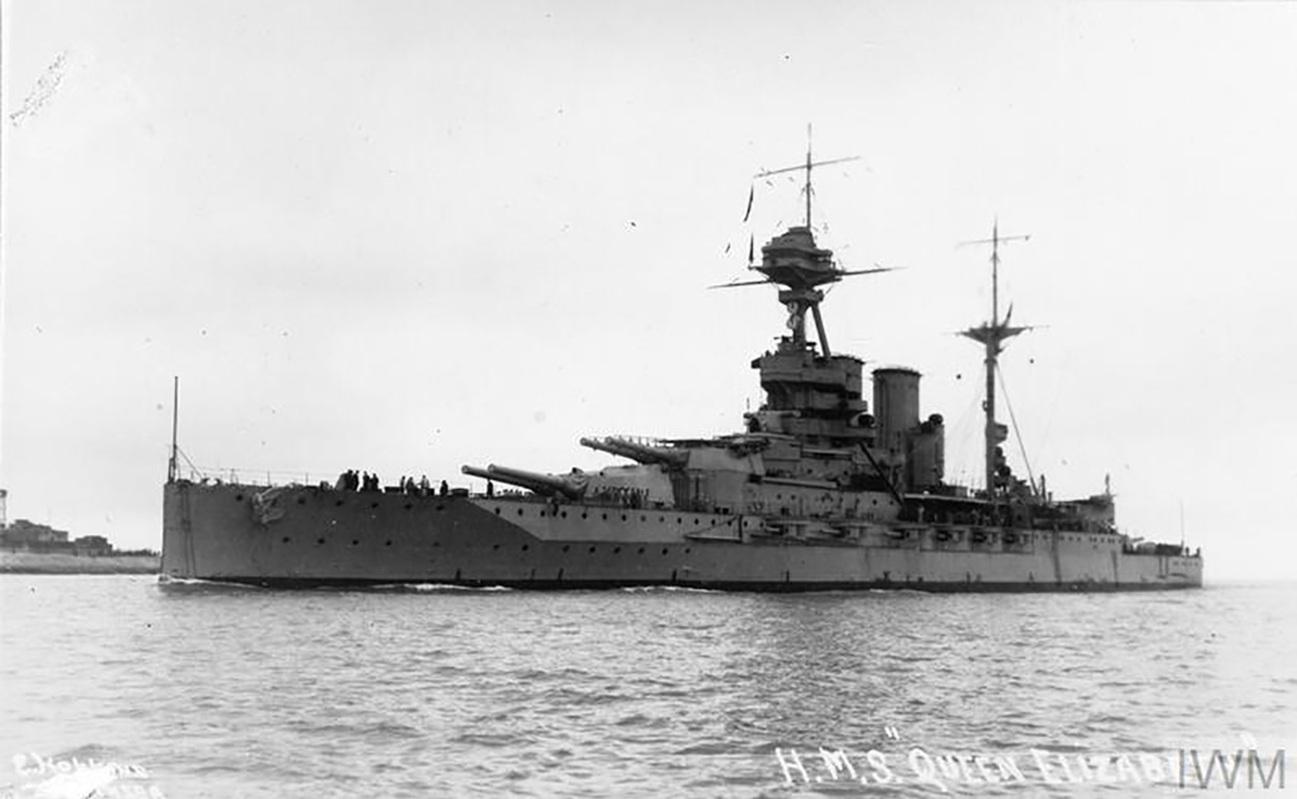 Beatty&rsquo;s flagship HMS Elizabeth in 1915. She was reassigned to the Mediterranean Fleet in World War II and supported convoys to Malta in 1941. Photo: &copy;IWM, London