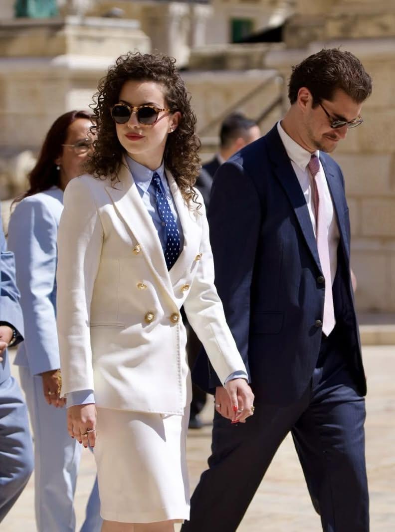 PN MP Eve Bog Bonello's suit-and tie combination turned heads and grabbed the attention of Who Wore What, who believed the look was a strong fashion statement. Photo: Miguela Xuereb