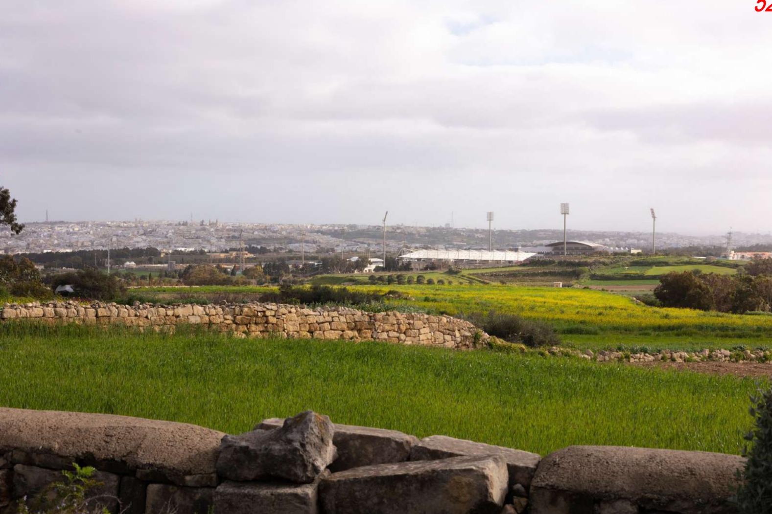 The site of the proposed development in Ta' Qali.
