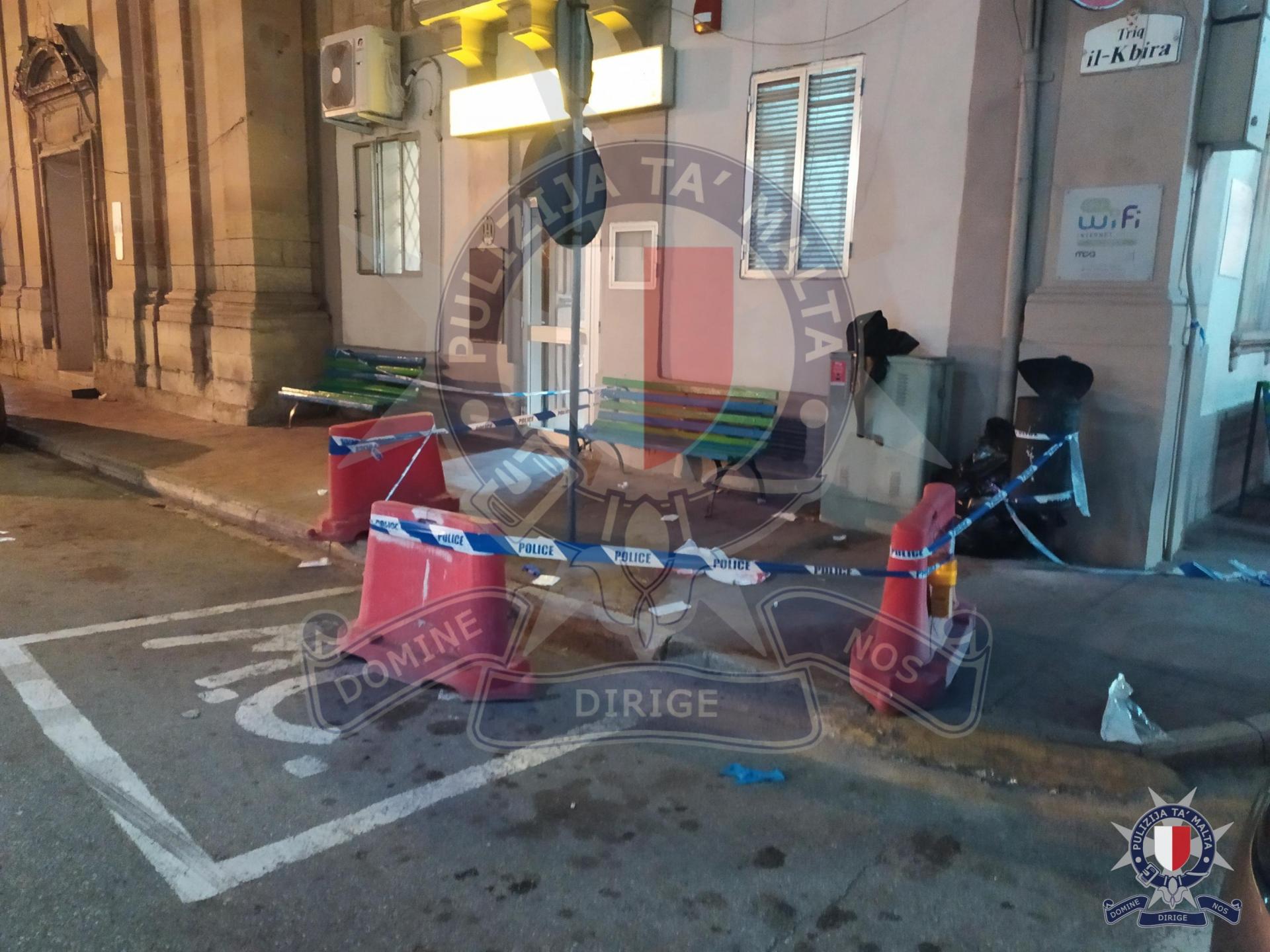 The murder scene in Zabbar. Photo: Police