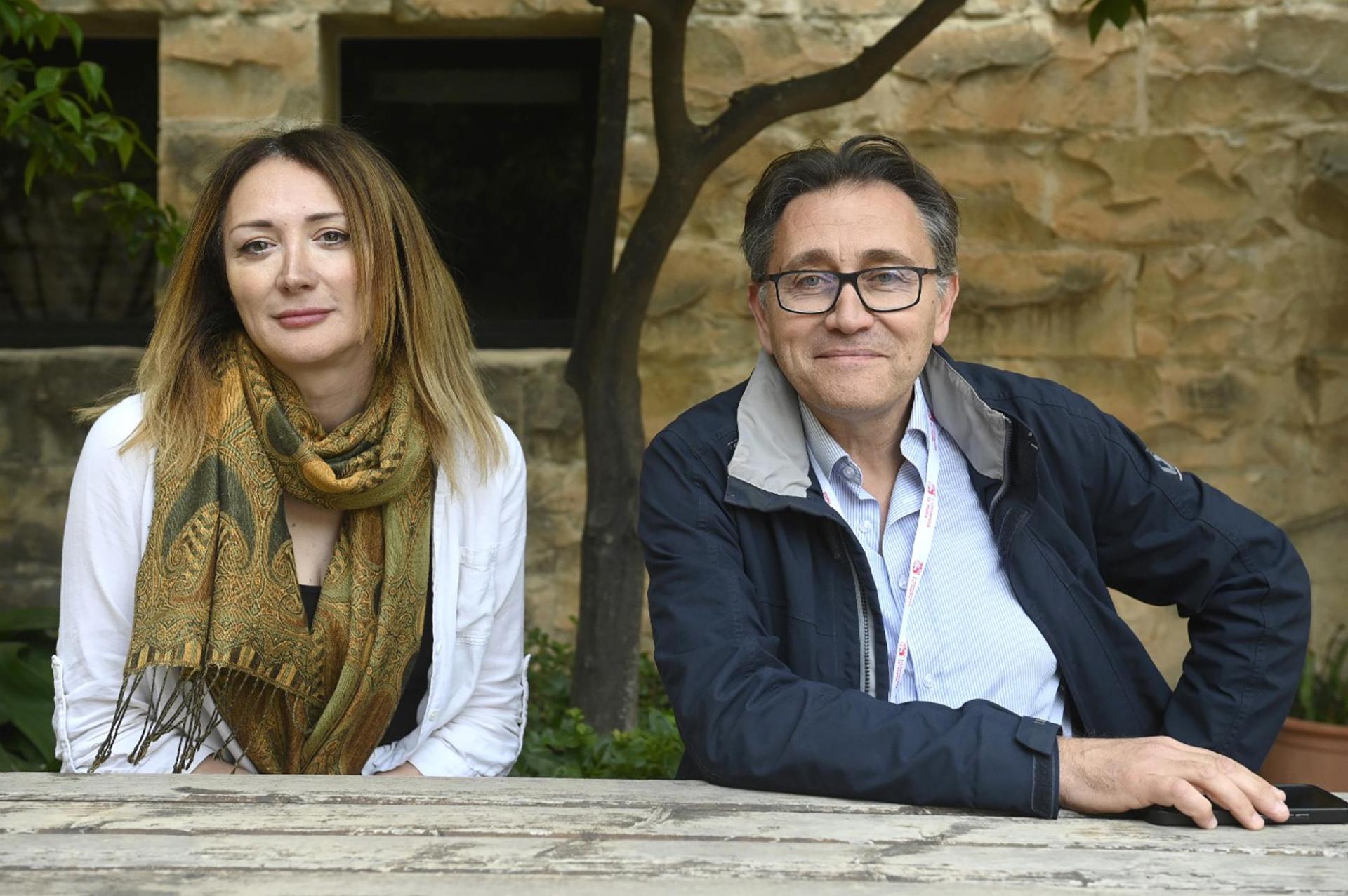Principal investigator Professor Eleanor Scerri and co-investigator Professor Nicholas Vella. Photo: Matthew Mirabelli