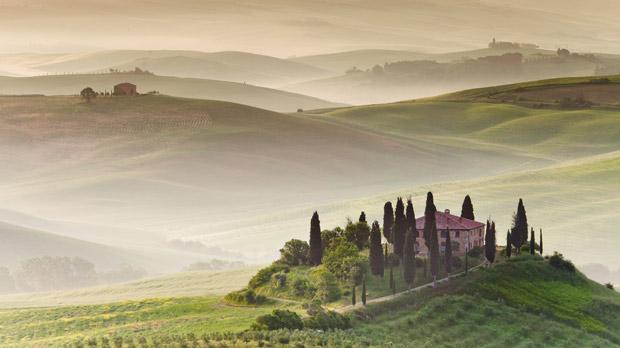 Living the dream in Tuscany.