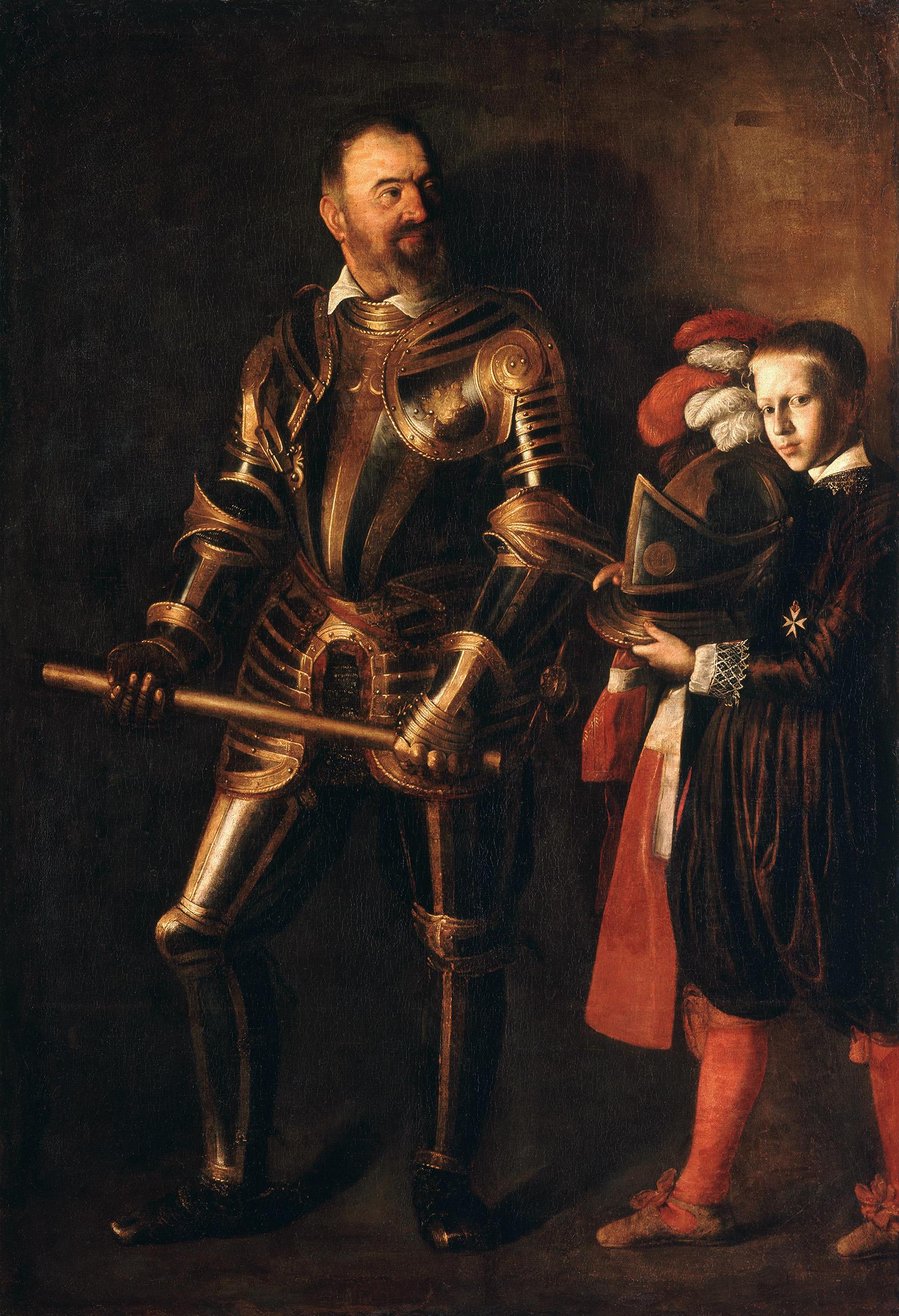 Portrait of <em>Grand Master Alof de Wignacourt and his Page</em> by Michelangelo Merisi da Caravaggio (1607-1608), <em>Mus&eacute;e du Louvre</em>, Paris