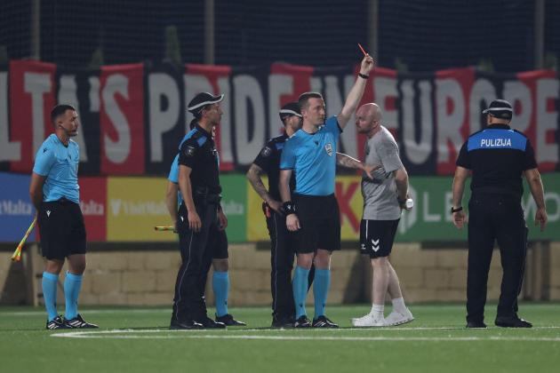 Watch: Ħamrun Spartans CEO slams referees' performance in Runavik defeat