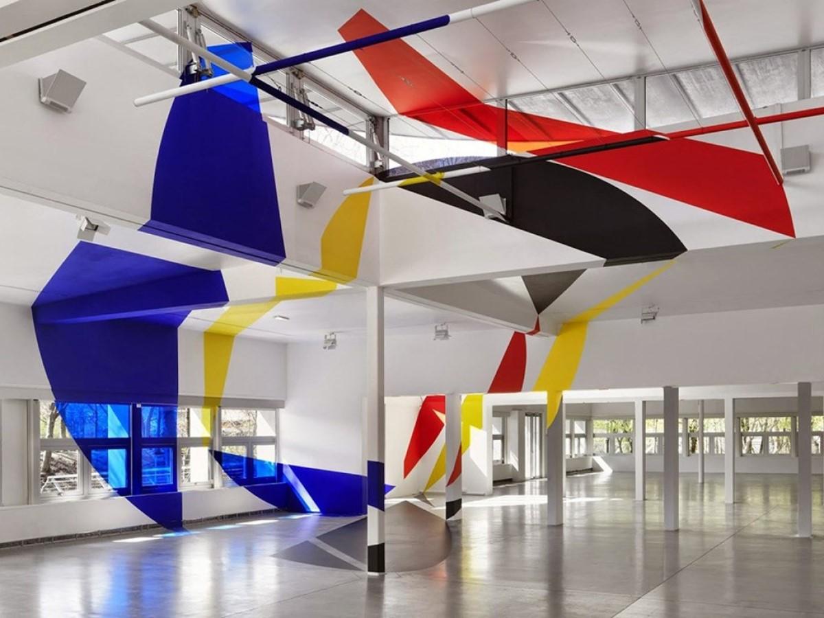 Art adds colour at the Parc de la Villette in Paris.
