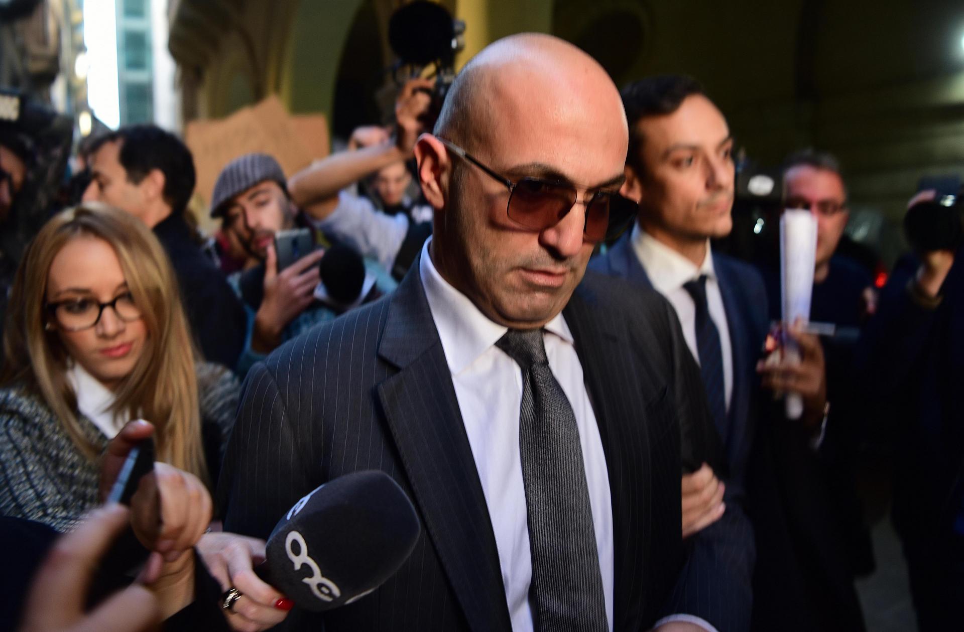 Yorgen Fenech outside court in November. Photo: Mark Zammit Cordina