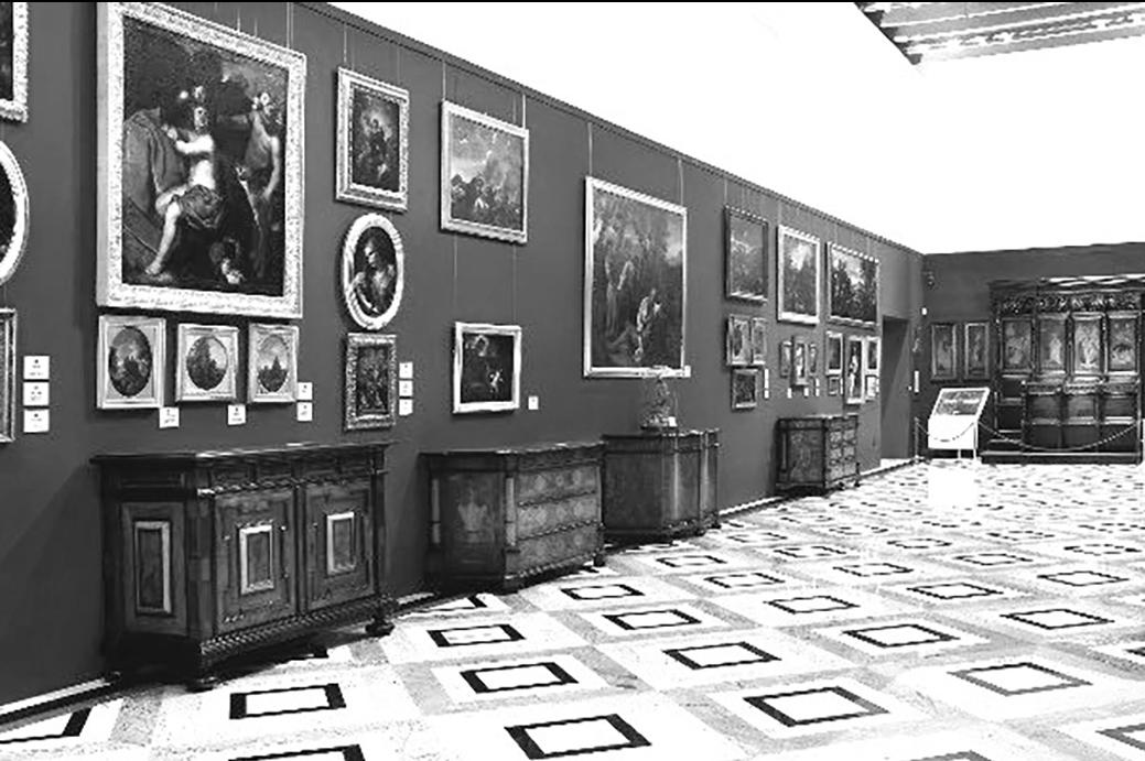 Inside of the Mdina Cathedral museum.