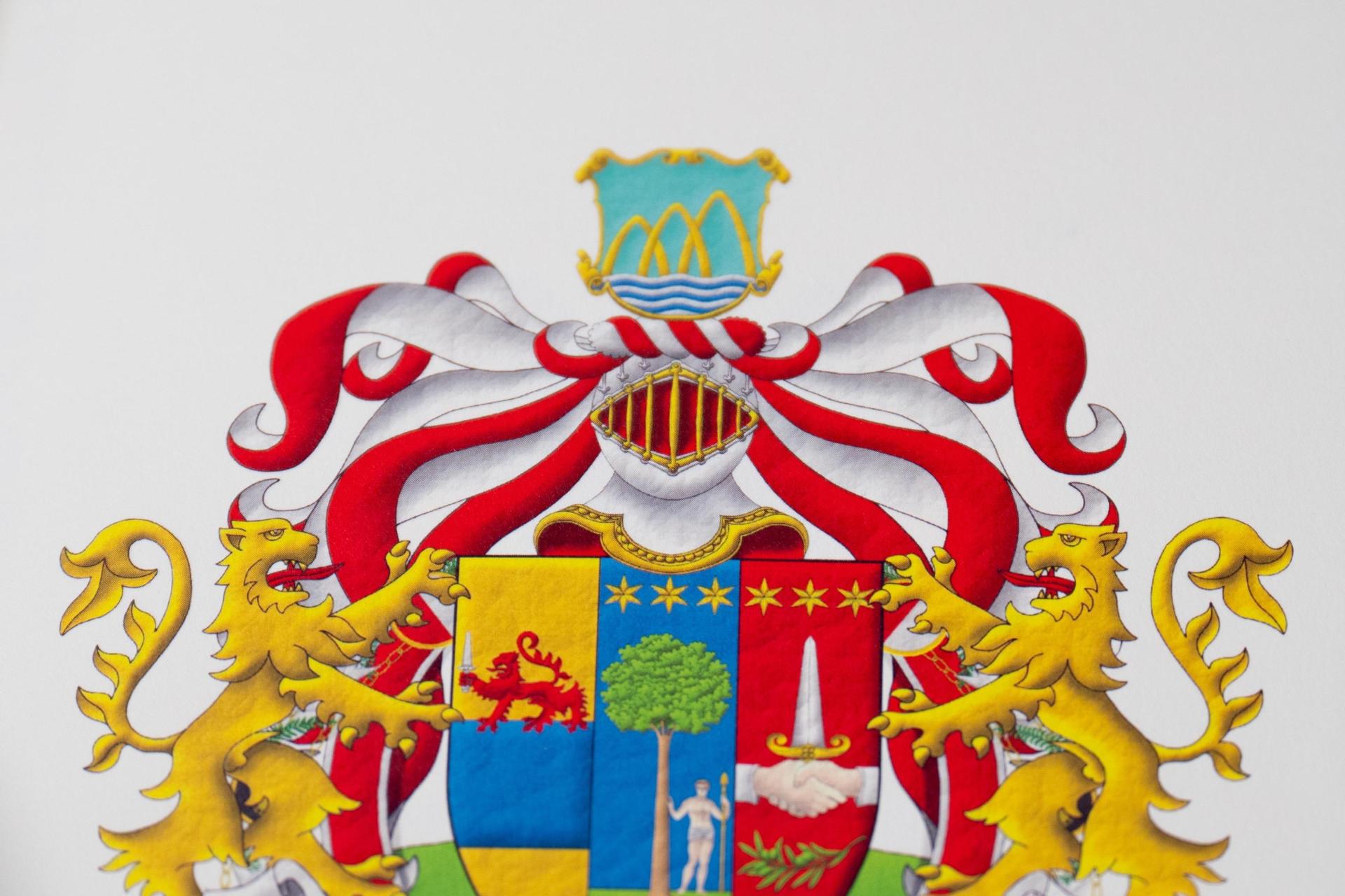 Myriam Spiteri Debono's personal coat of arms.