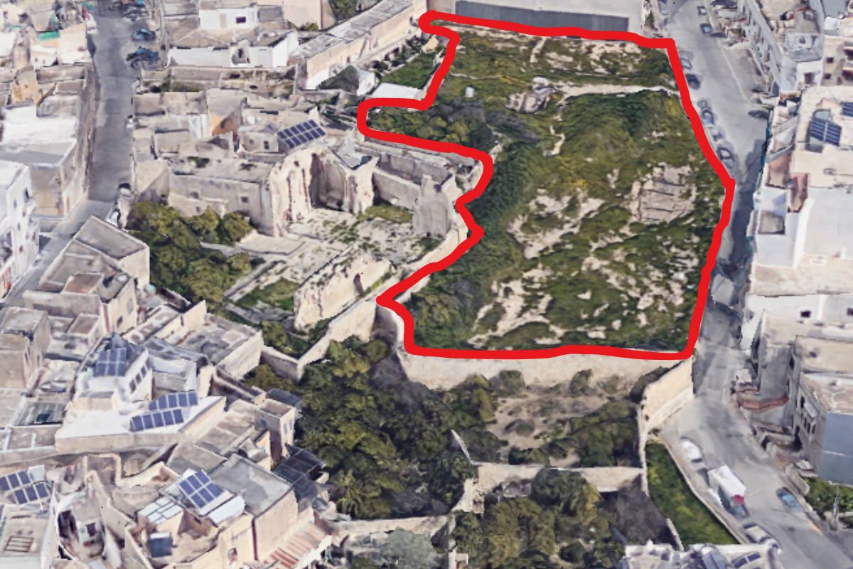 The approved zoning application could see the area marked in red become a residential area.