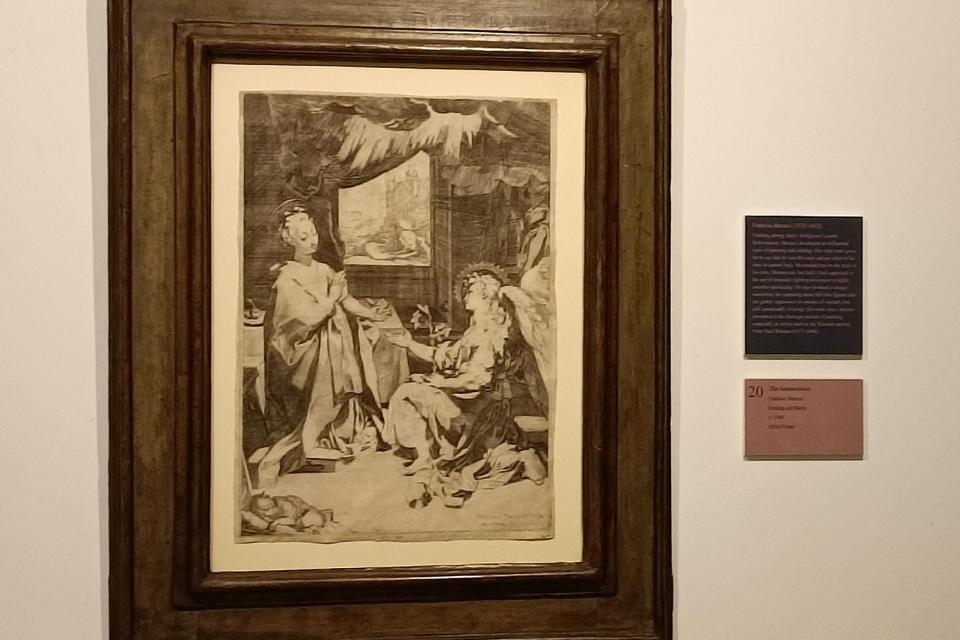 Some of the works being exhibited at Il-Ħaġar in Victoria under the theme of ‘The Annunciation’. Photos: Charles Spiteri