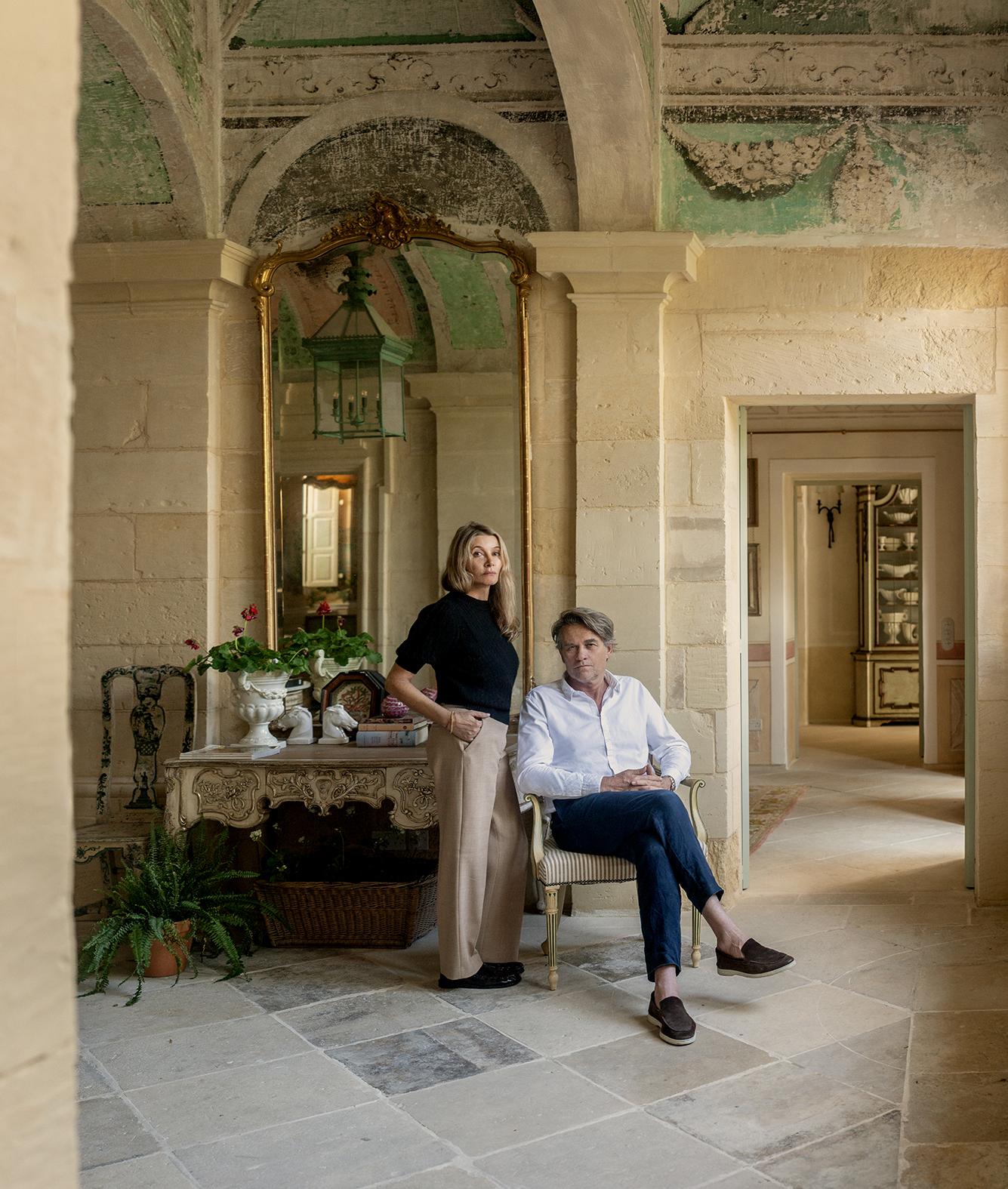 Suzanne and Christopher Sharp, seasoned travellers and founders of the global Rug Company, have poured their heart, soul and taste into this family project. Photo: Boz Gagovski