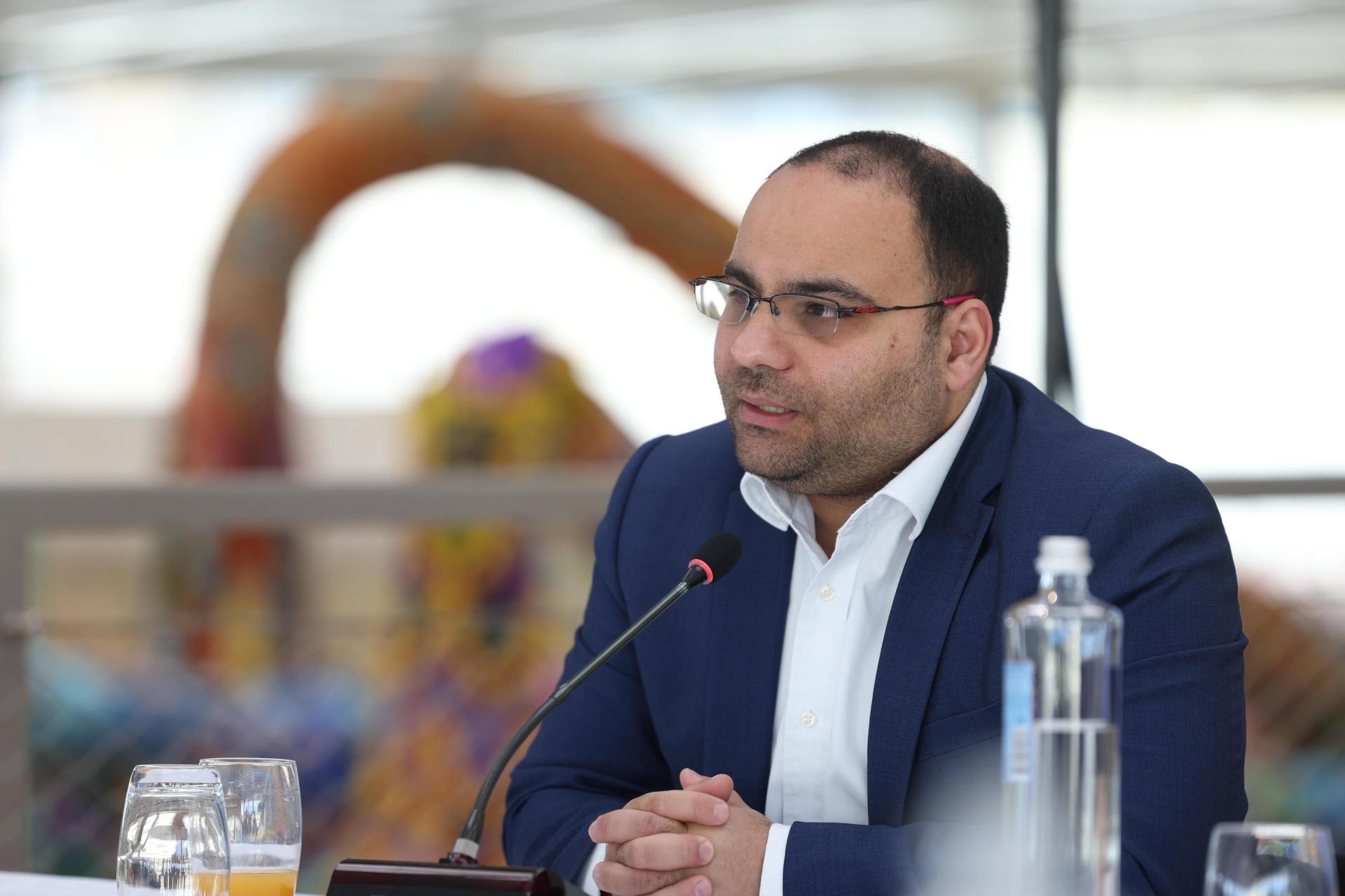Finance Minister Clyde Caruana