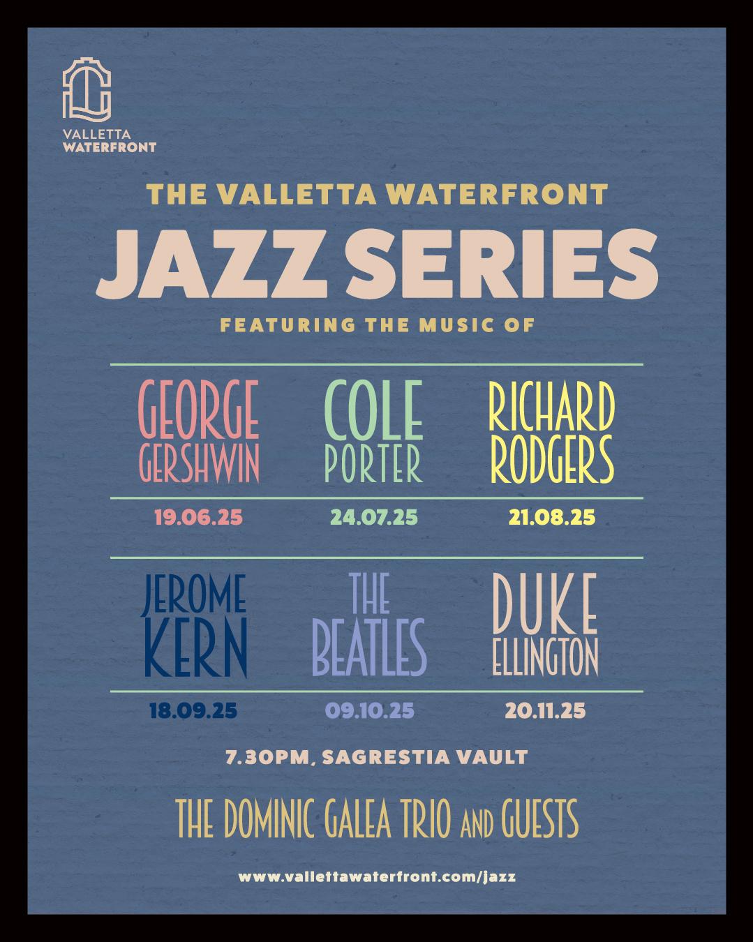 The Valletta Waterfront Jazz Series.