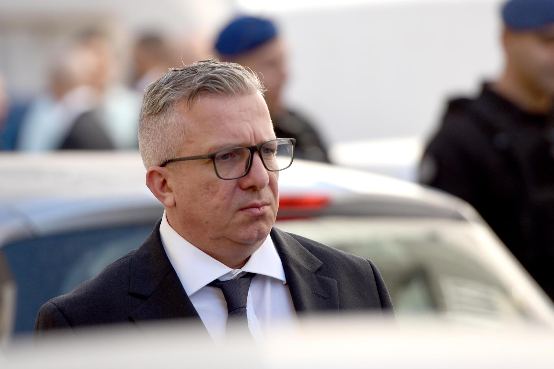 Adrian Agius photographed during a visit to the site of the murder of Carmel Chircop, which he commissioned. Photo: Chris Sant Fournier