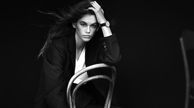 Kaia Gerber showcases Omega's Trésor