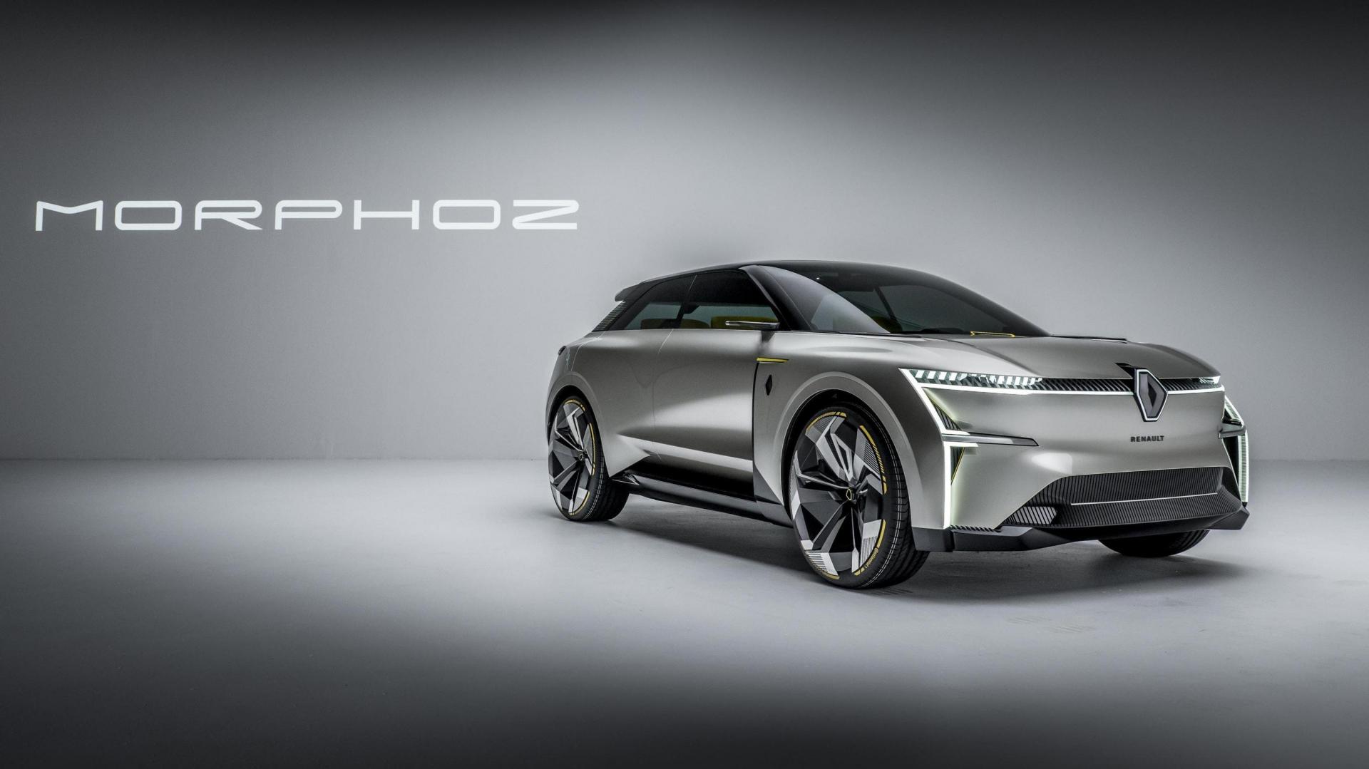 The Renault Morphoz is capable of extending its wheelbase for a better drag coefficient and improved range. (Renault)