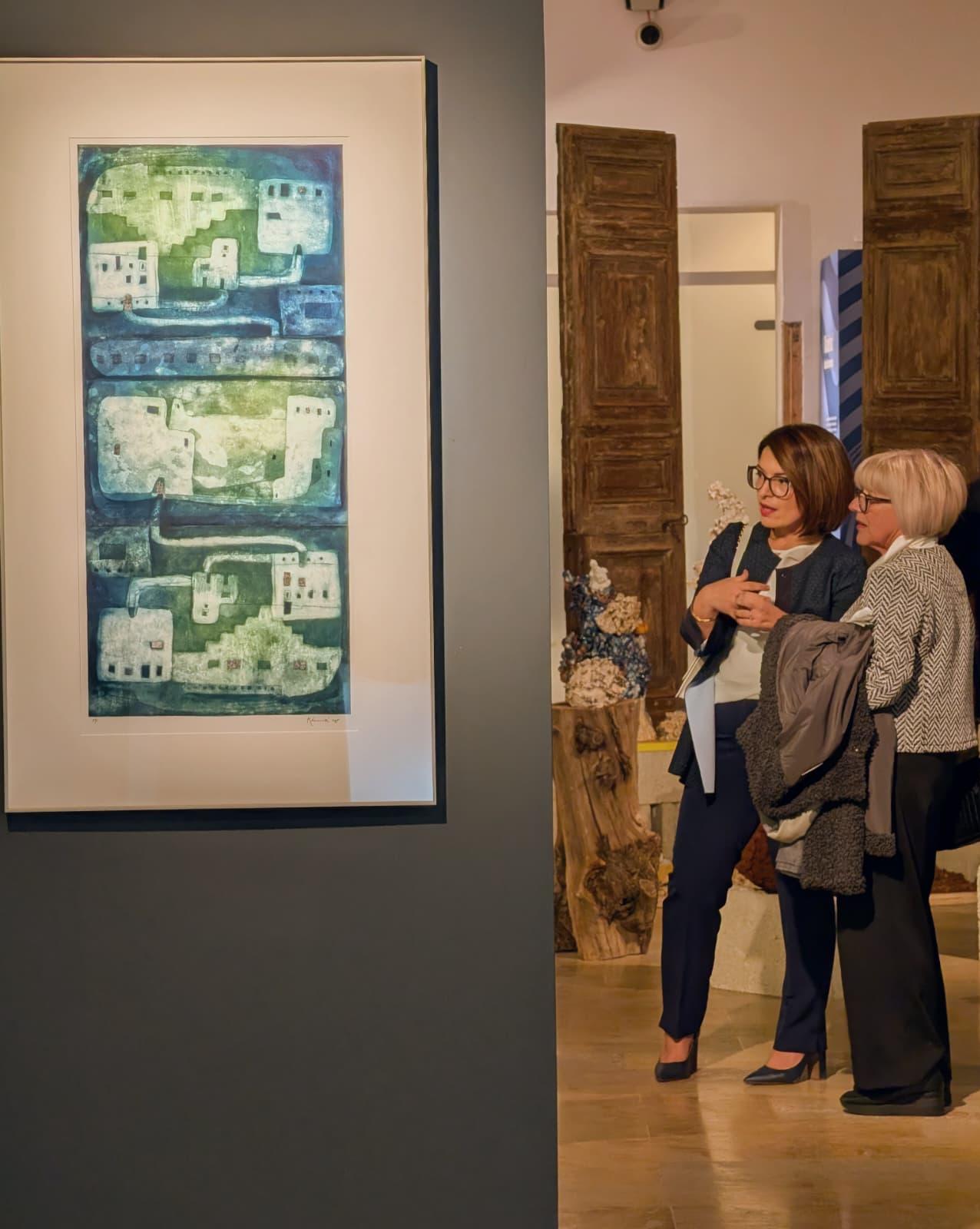 Works featuring in Roderick Camilleri's exhibit 'Our City: A Map of an Imaginary Nowhere'. Photo: Chris Sant Fournier