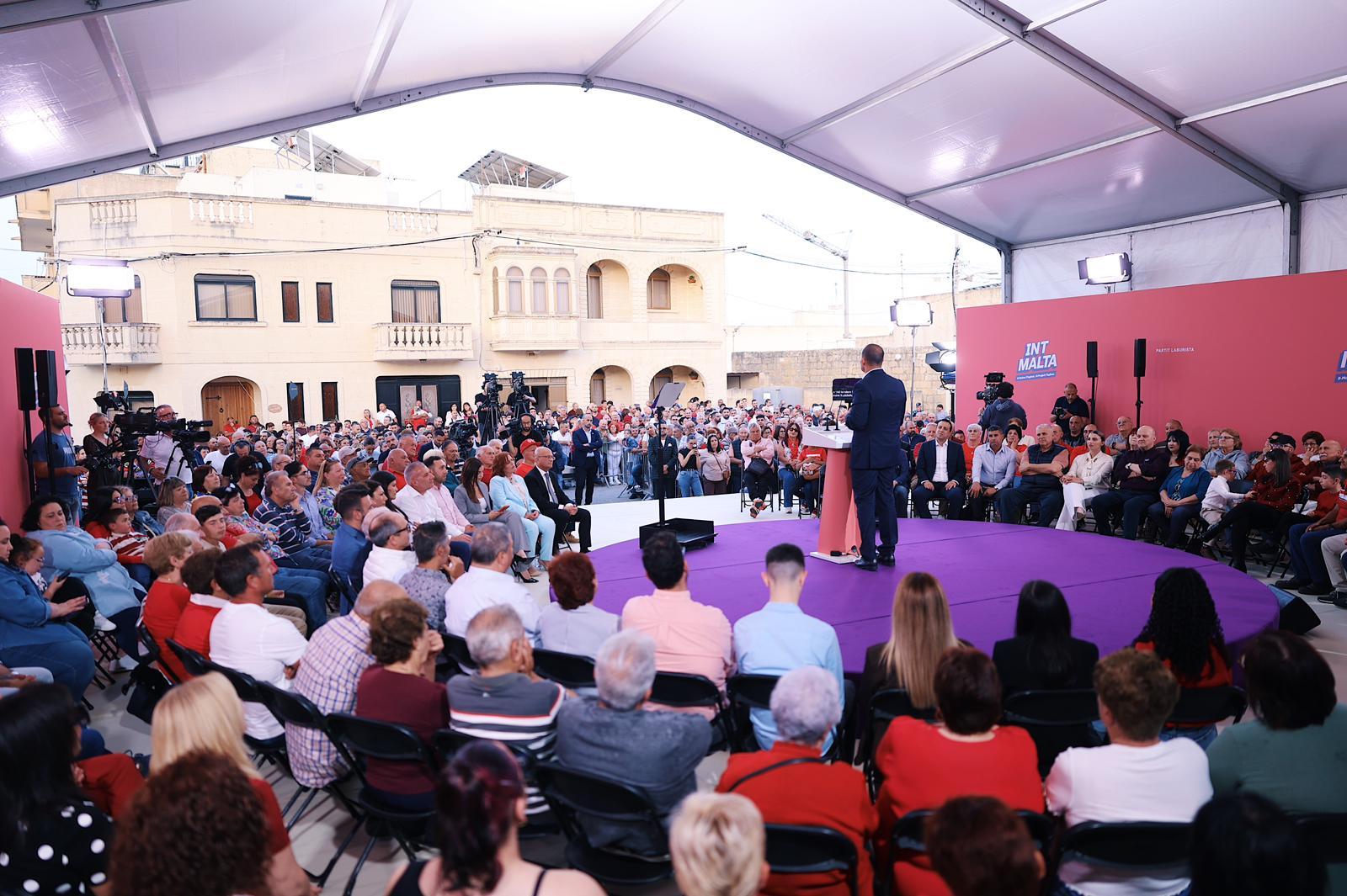 The PL rally in Xagħra. Photo: PL