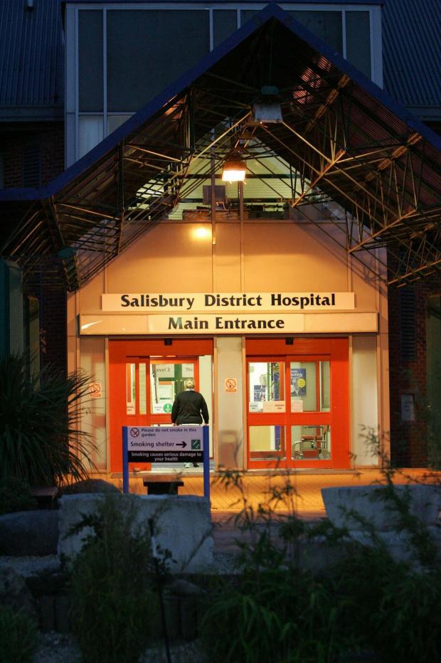 The man is being treated at Salisbury District Hospital in the UK. Photo: Press Association