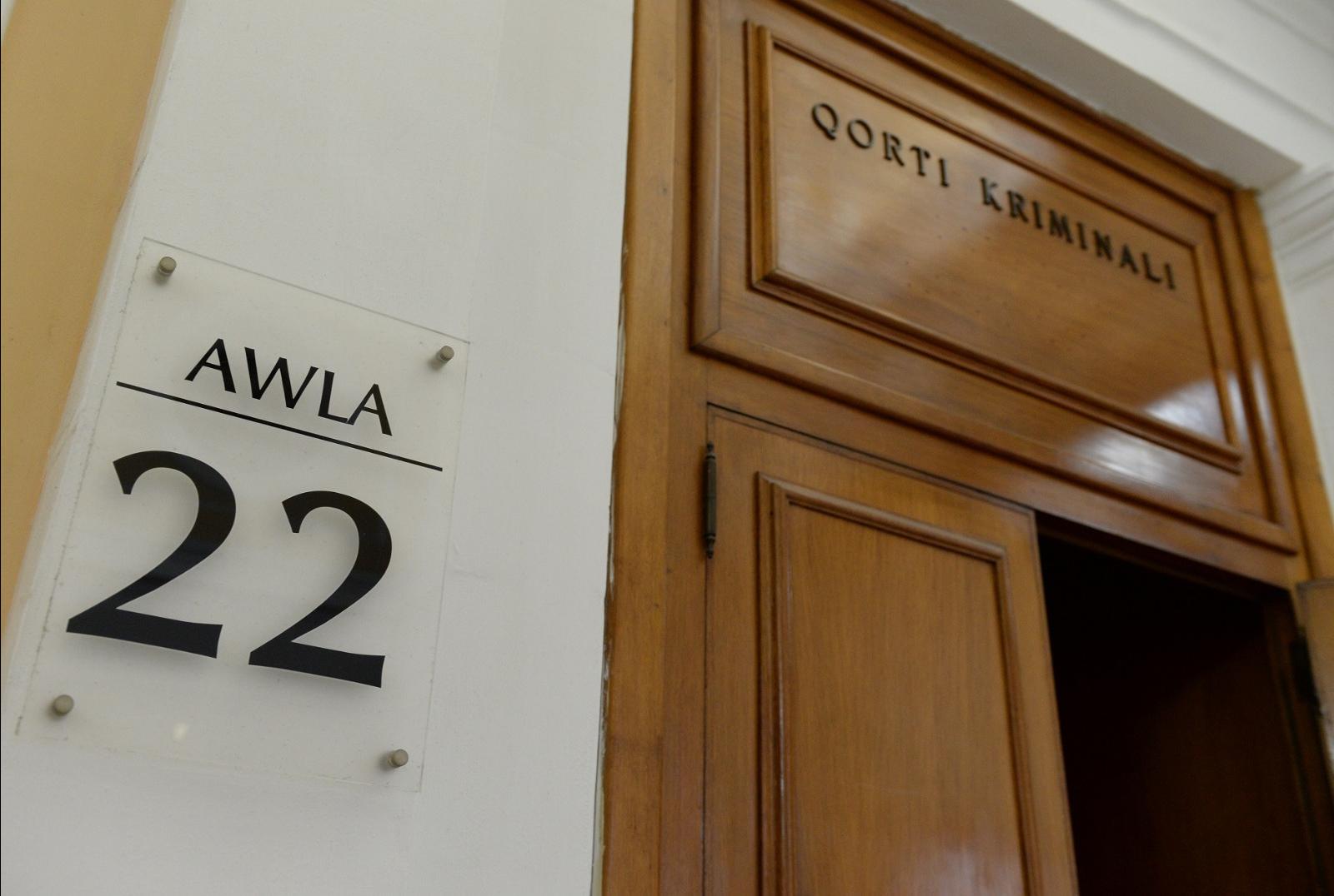 The case is being heard in Hall 22 of the lawcourts.