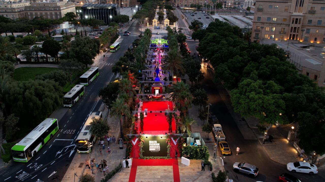 The venue of the Malta Fashion Week: Biskuttin Gardens in Valletta. Photo: Malta Fashion Week