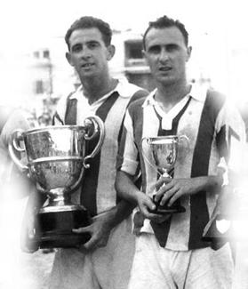 Pullu Demanuele and Lolly Borg... great match against Chelsea.
