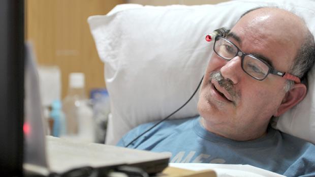 Manuel Longo is bedridden at St Vincent de Paul Residence. Photo: Jason Borg