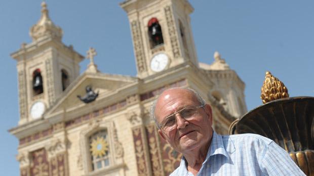 Salvu Sciberras believes Lija&rsquo;s unique  feature is the lack of rivalry between clubs during the village feast.  Photo: Matthew Mirabelli