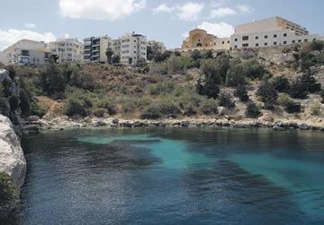 Fekruna Bay in Xemxija is the subject of a longstanding appeal against scheduling. Photo: Darrin Zammit Lupi