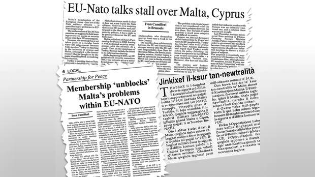 Newspaper cuttings commenting on the dispute.