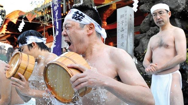Shinto New Year ceremony in Tokyo. Photo: AFP